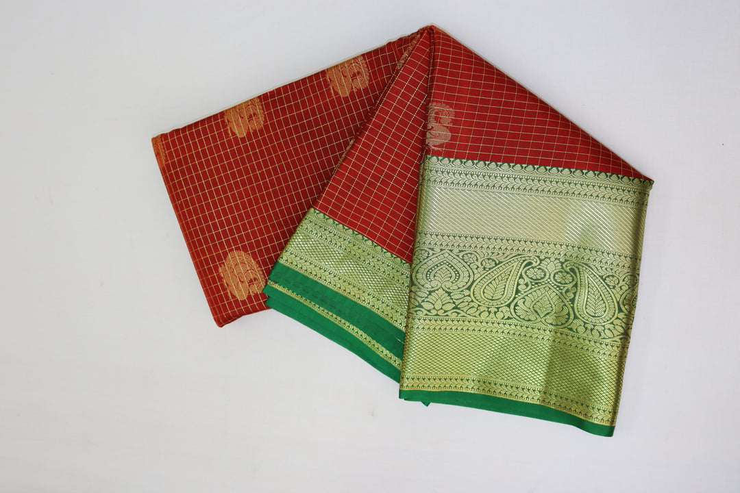 Classic Red Kanjipuram Saree