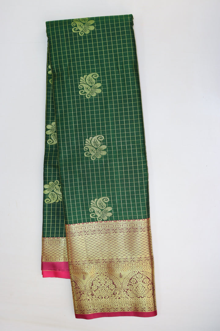 Classic Green Kanjipuram Saree