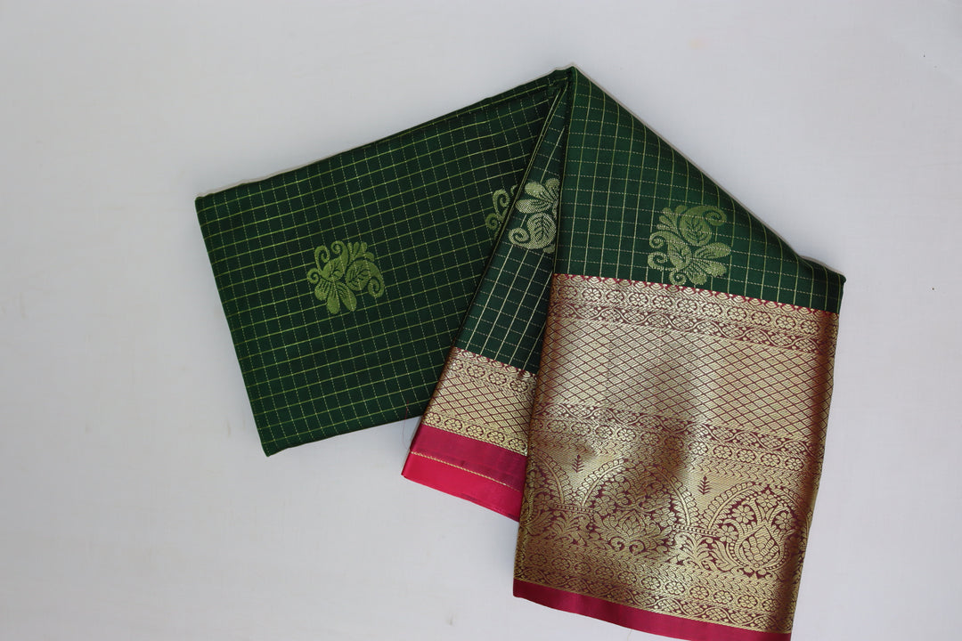 Classic Green Kanjipuram Saree