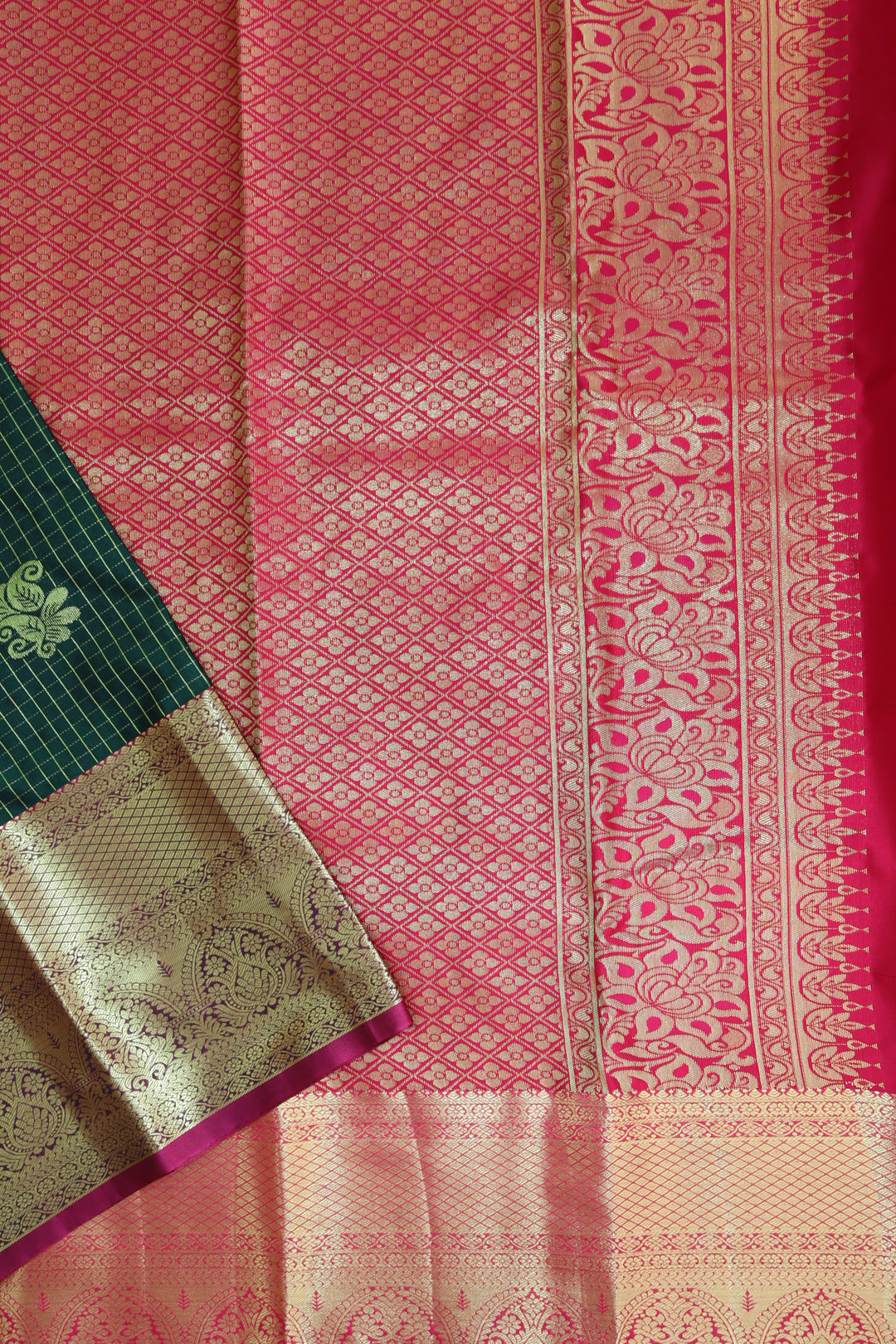 Classic Green Kanjipuram Saree