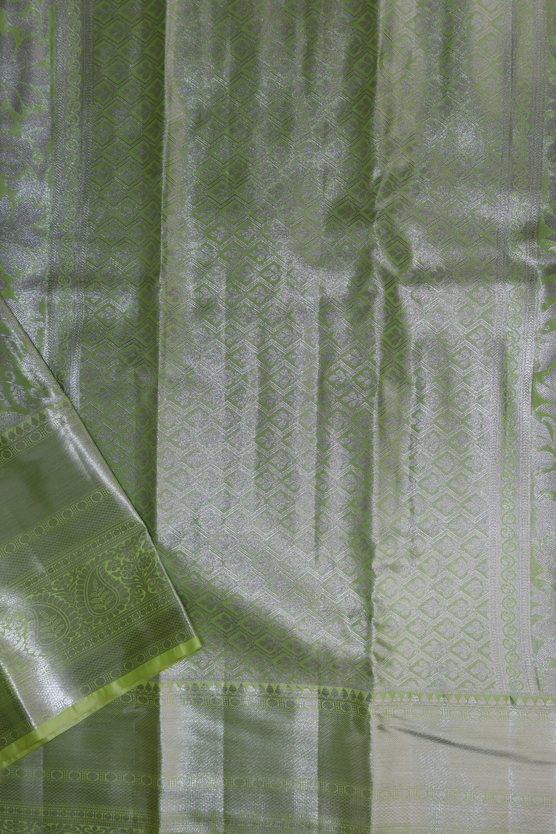 Rich Green Kanjipuram Saree