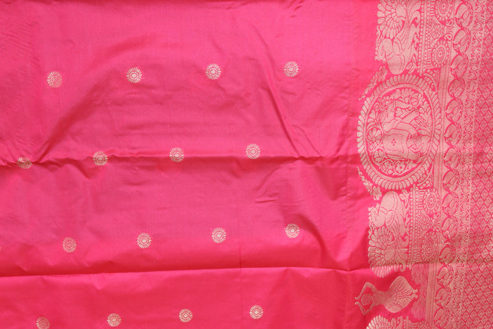 Stunning Violet Kanjipuram Saree