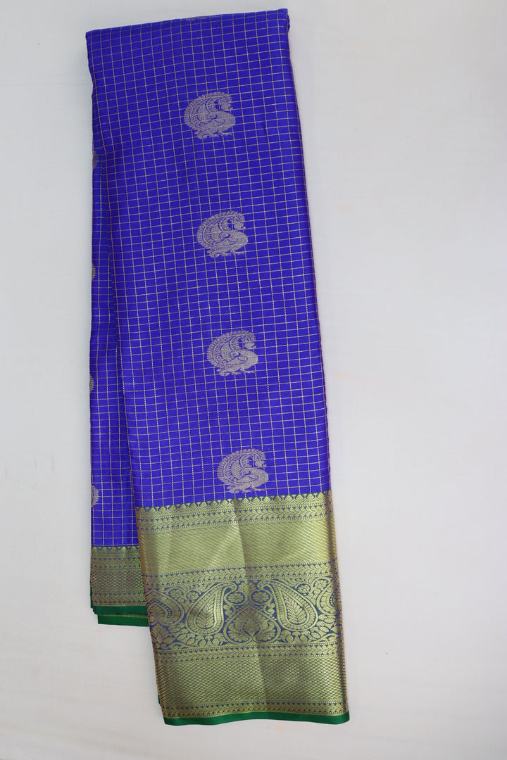 Opulent Violet Kanjipuram Saree