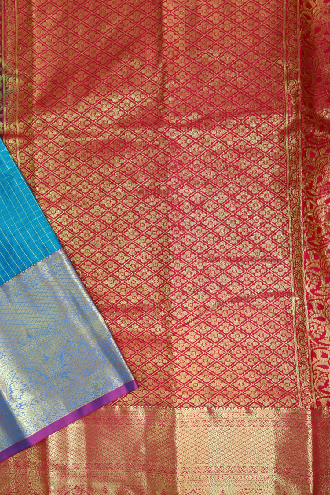 Opulent Blue Kanjipuram Saree