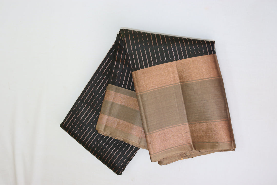 Classic Black Kanjipuram Saree