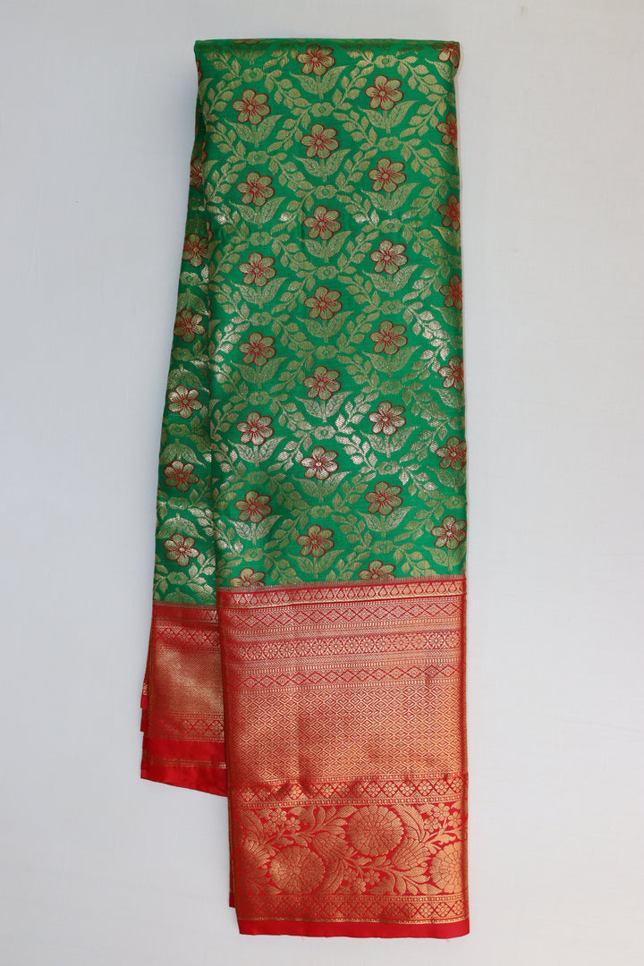 Elegant Green Kanjipuram Saree