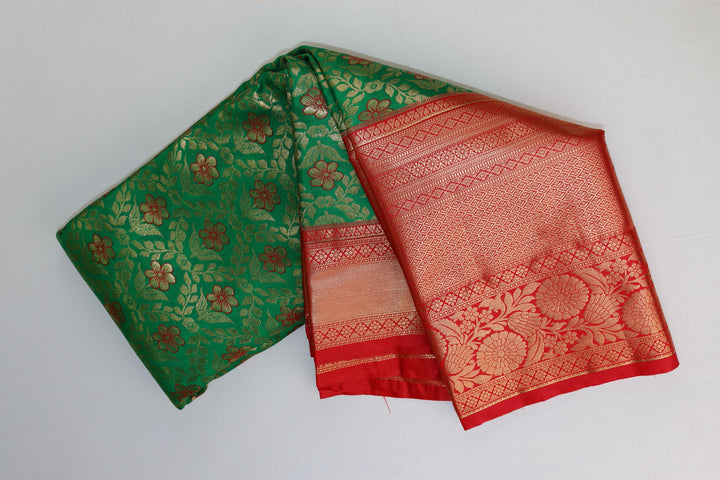 Elegant Green Kanjipuram Saree