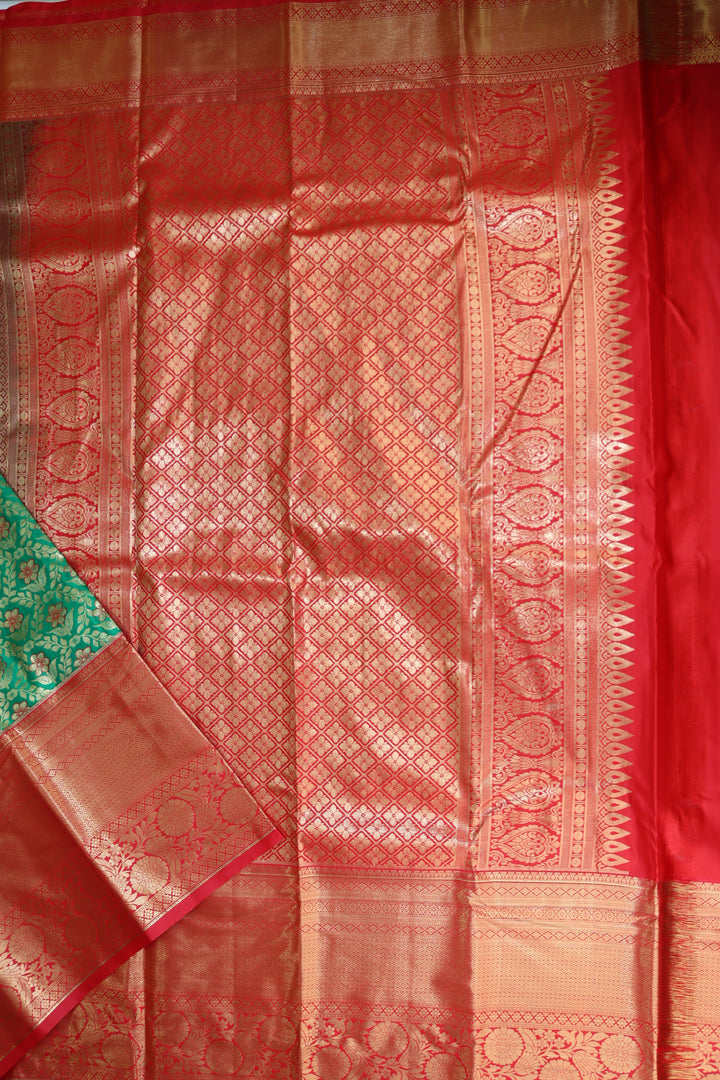 Elegant Green Kanjipuram Saree