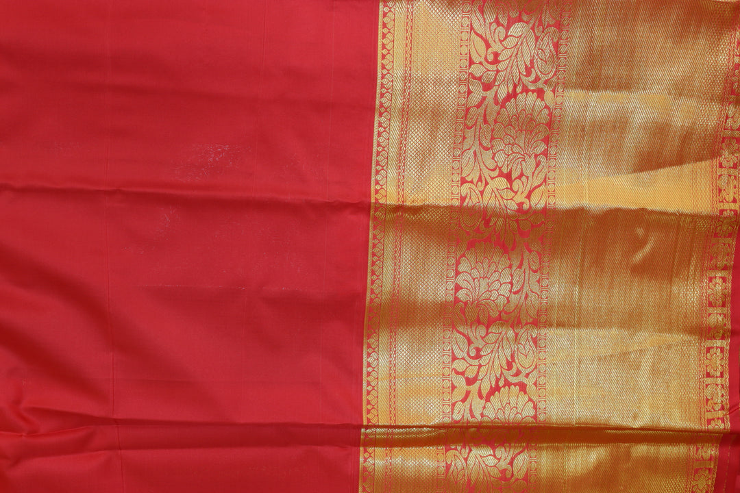 Enchanting Light Chacolate Kanjipuram Saree