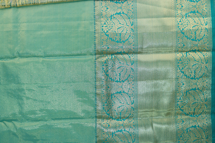 Royal Green Tissue Kanjipuram Saree