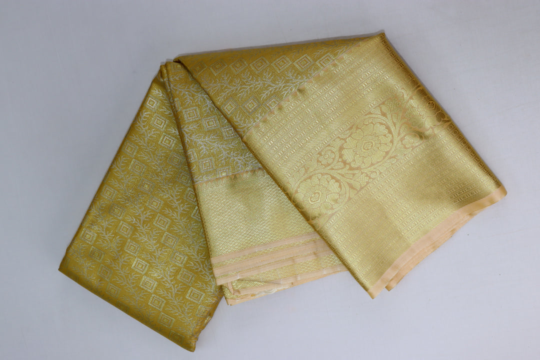 Royal Gold Tissue Kanjipuram Saree