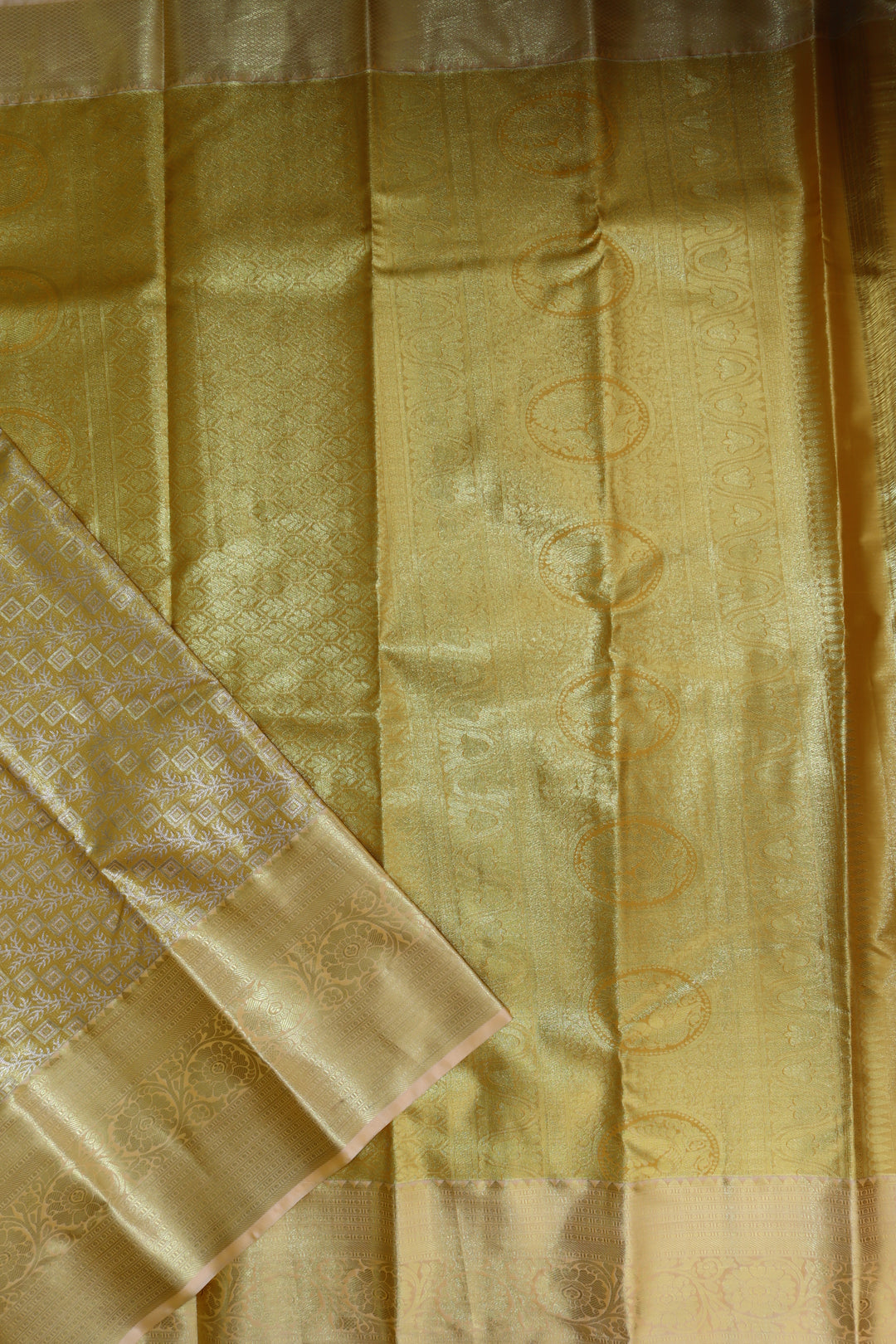 Royal Gold Tissue Kanjipuram Saree