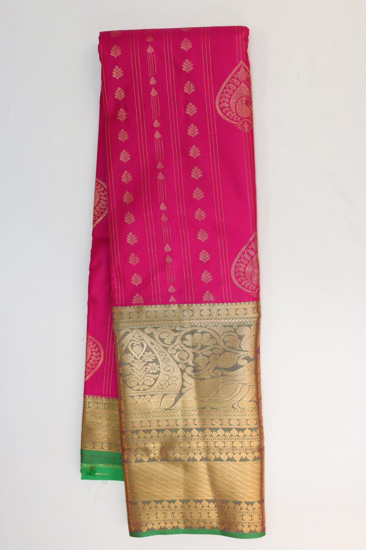 Elegant Pink Kanjipuram Saree