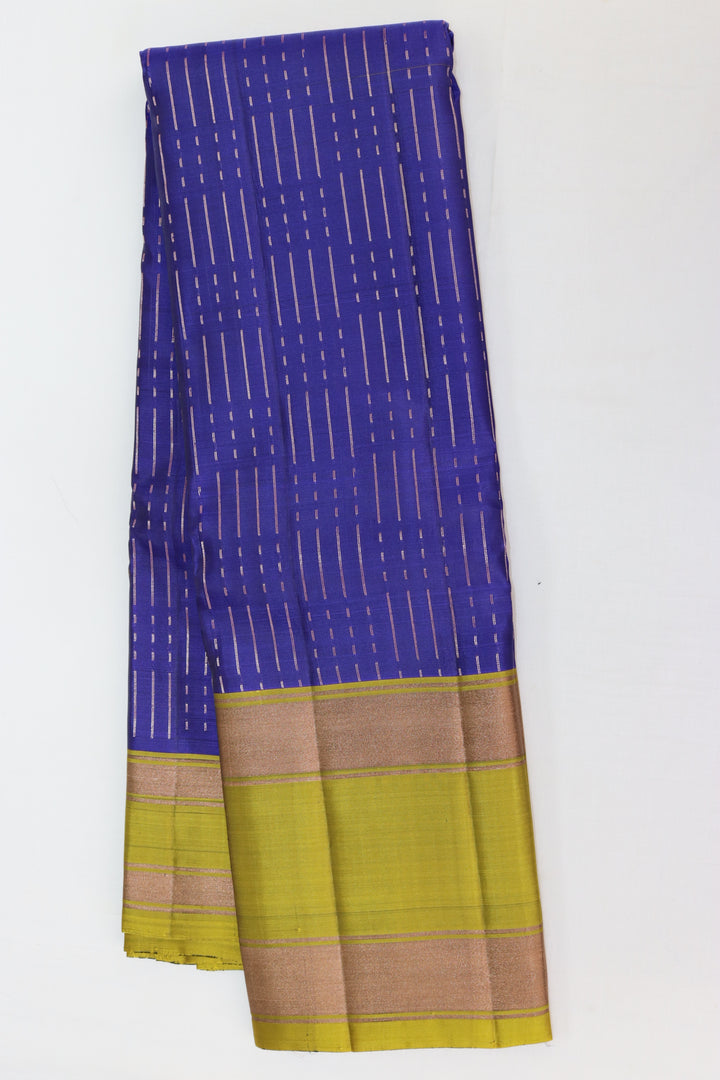 Traditional Violet Kanjipuram Saree