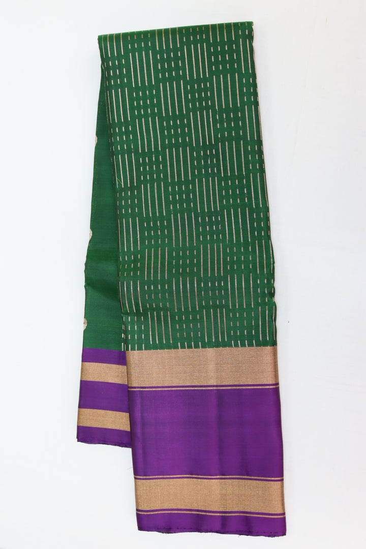 Traditional Green Kanjipuram Saree