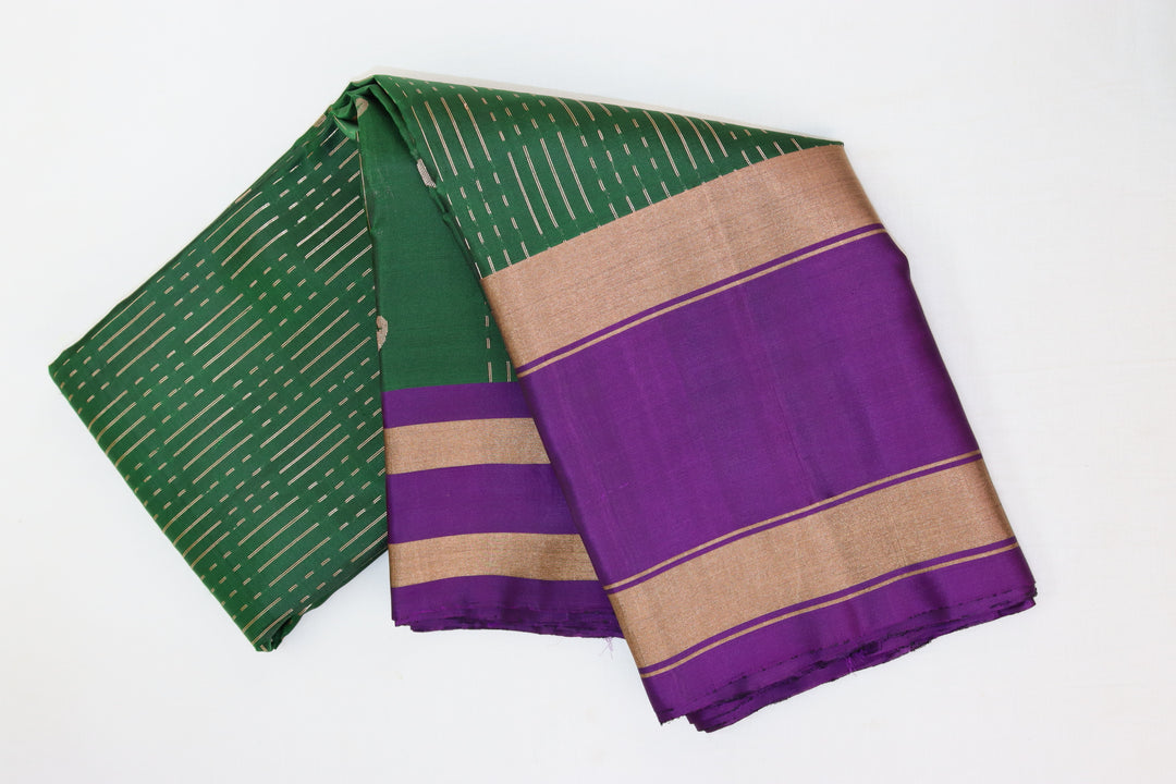 Traditional Green Kanjipuram Saree