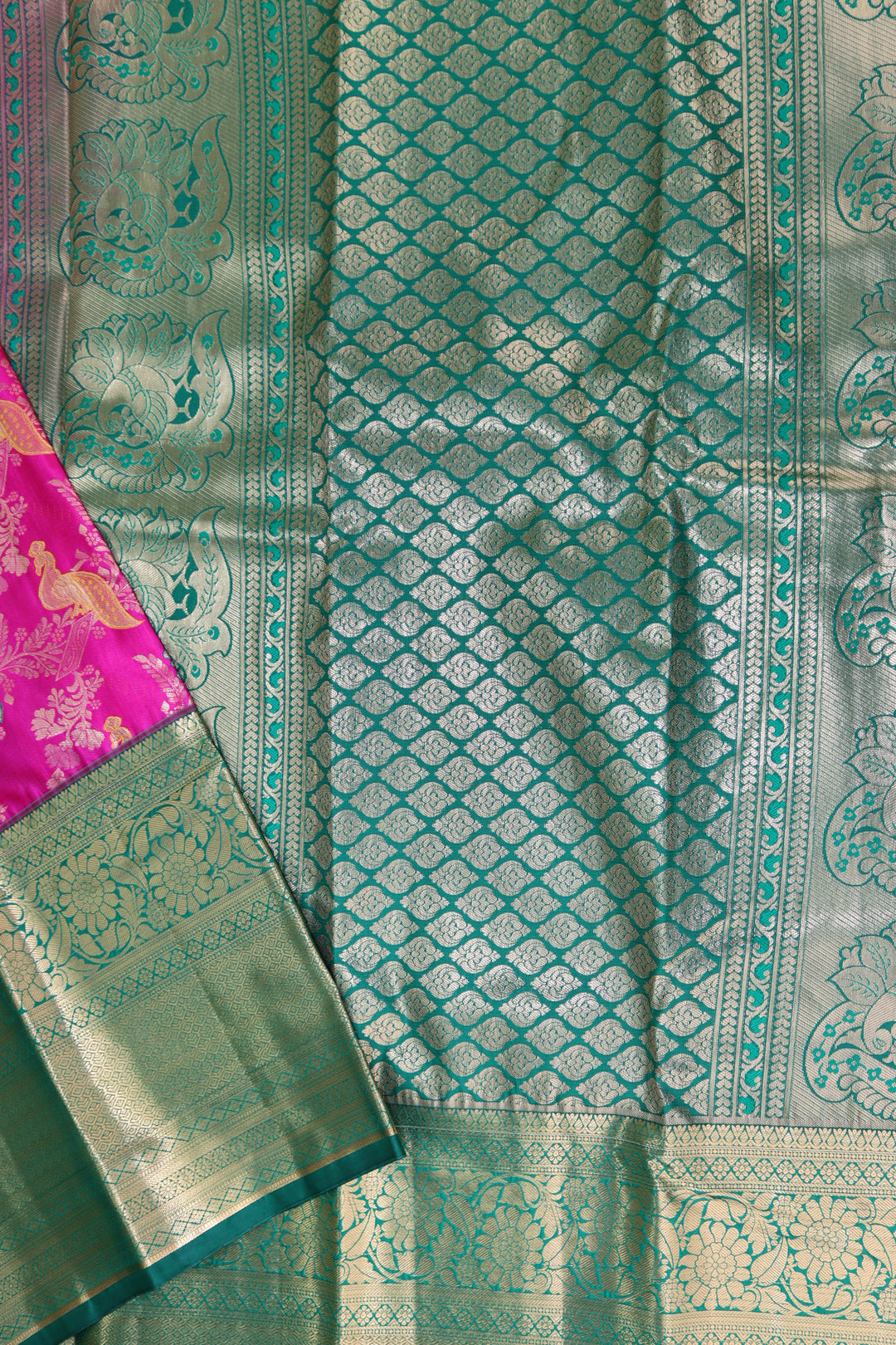 Mesmerizing Pink Kanjipuram Saree