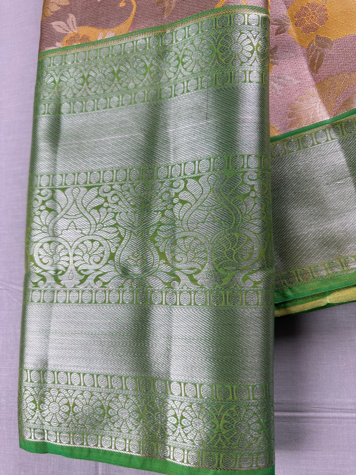 Authentic Yellow Kanjipuram Silk Saree