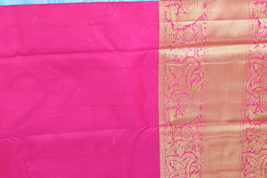 Royal Blue Kanjipuram Saree