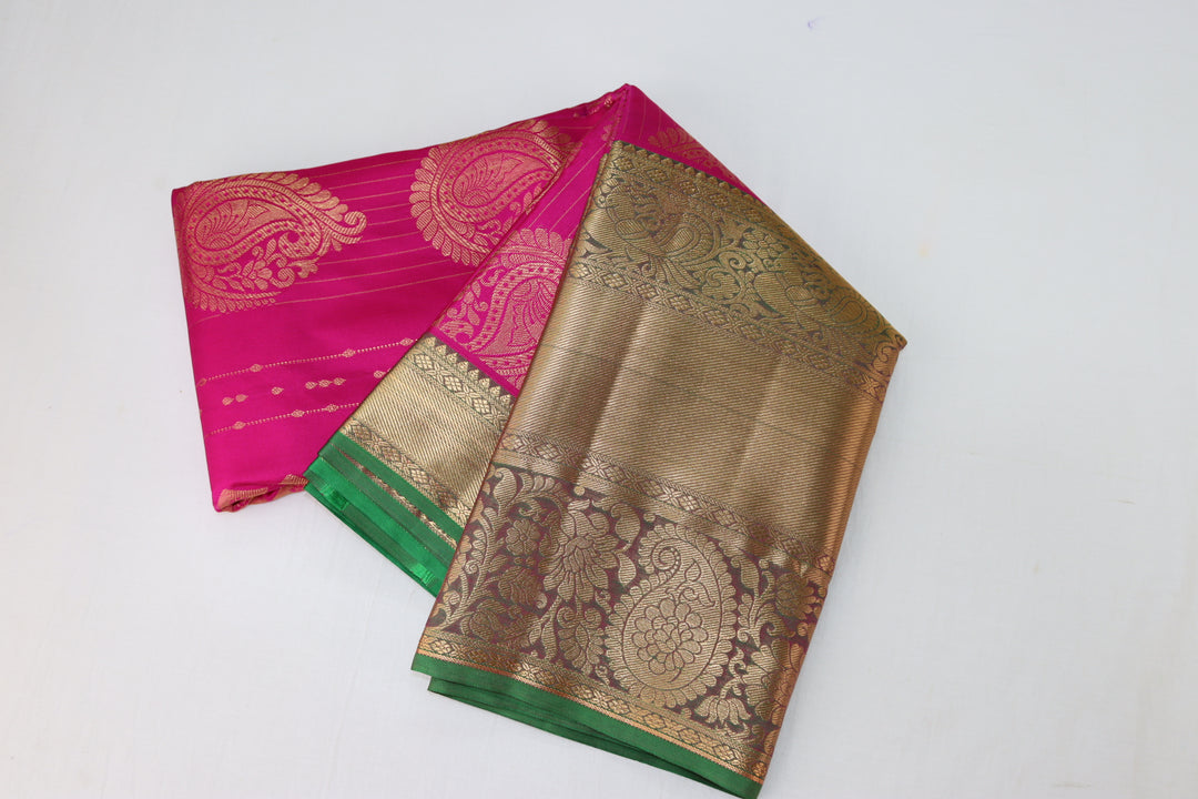 Timeless Pink Kanjipuram Saree