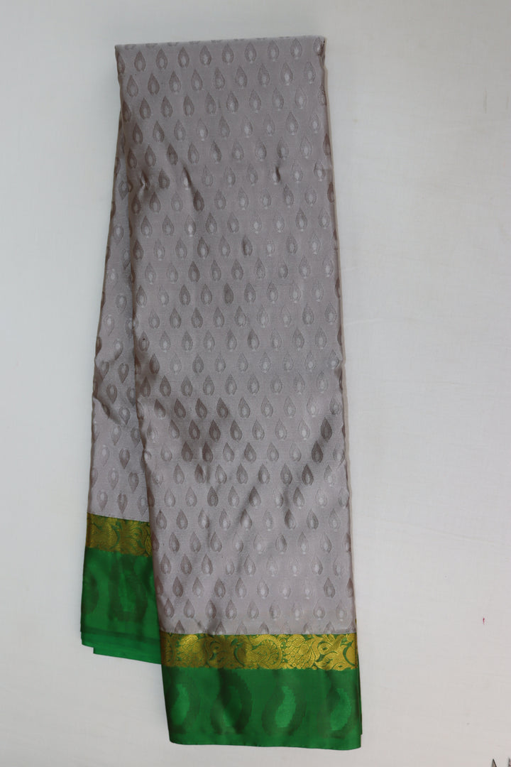 Timeless Ash Kanjipuram Saree