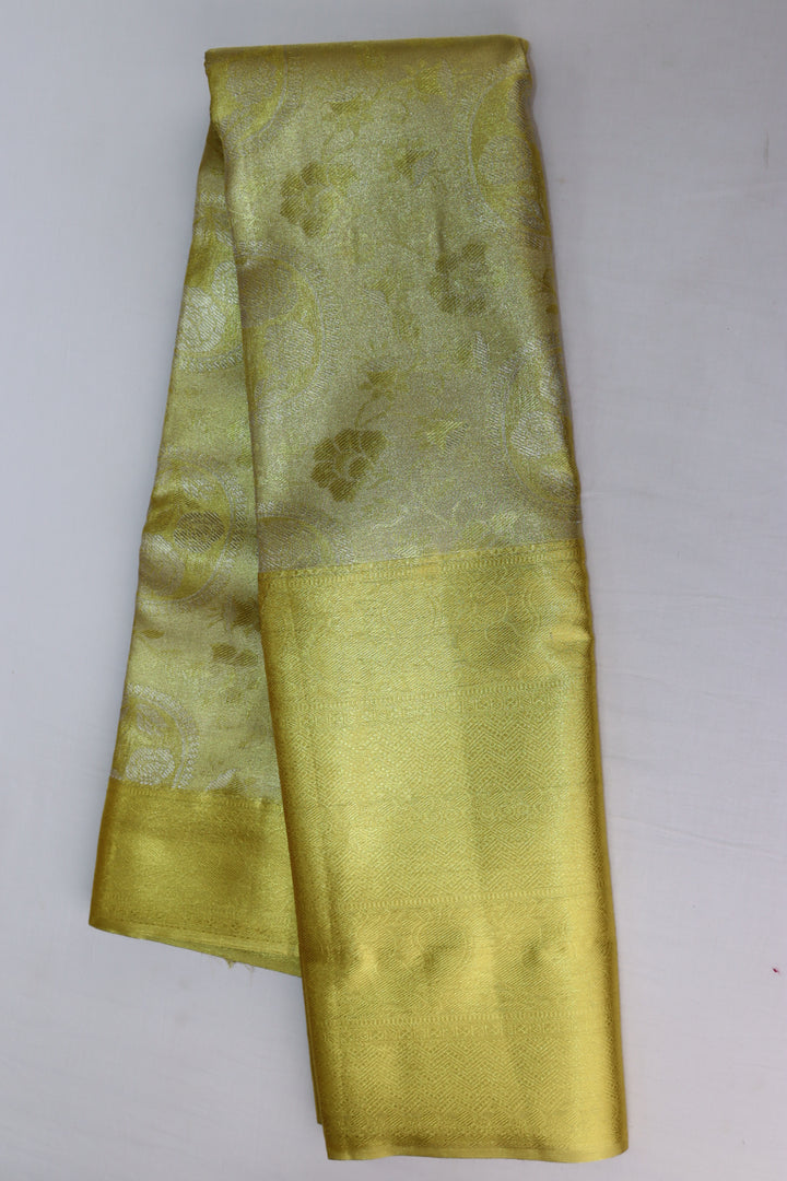 Classic Golden Tissue Kanjipuram Saree