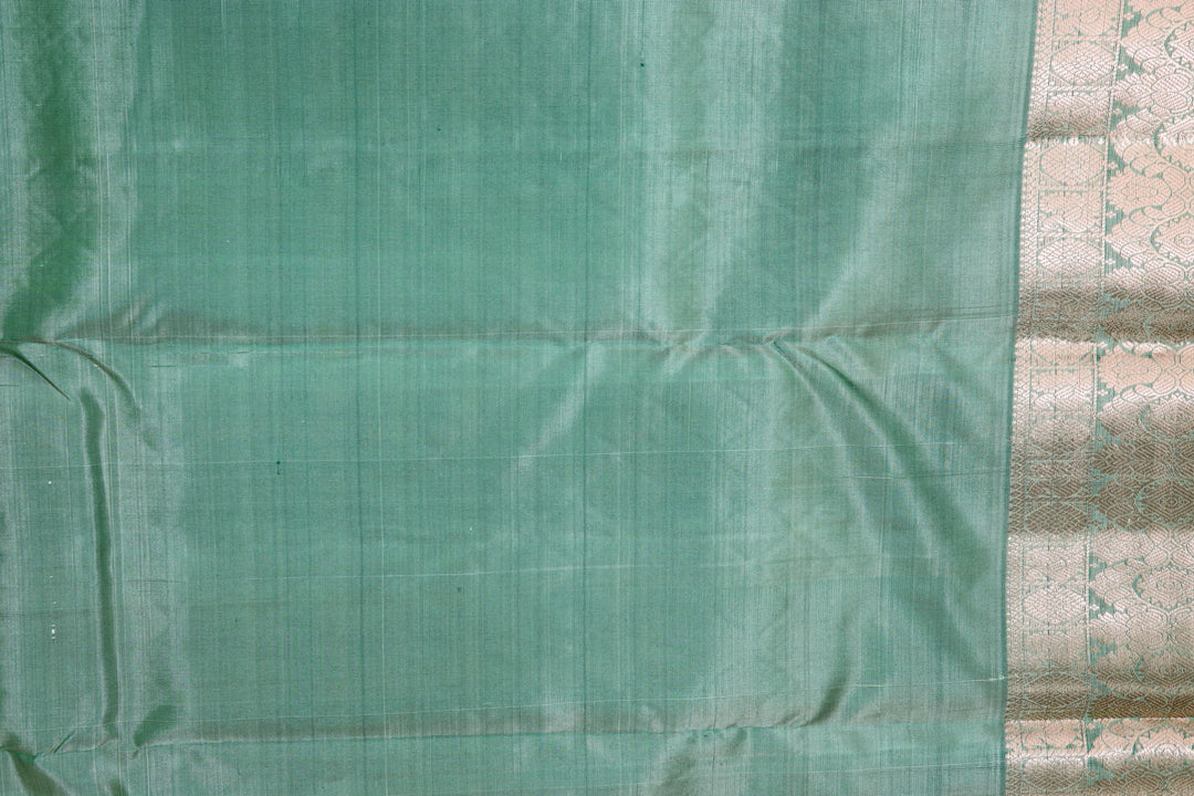 Classic Pista Green Pure Kanjipuram Saree