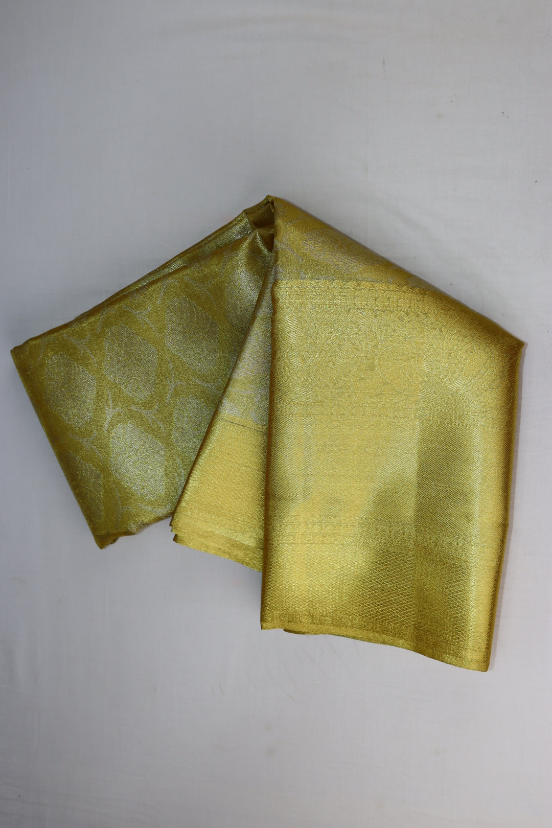 Rich Golden Tissue Kanjipuram Saree