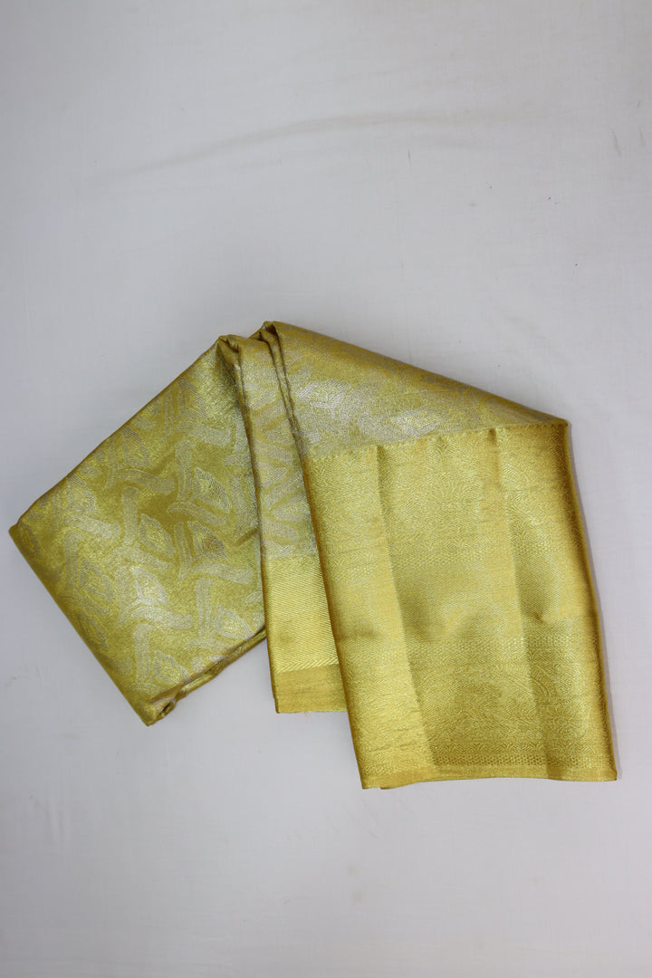 Rich Golden Tissue Kanjipuram Saree