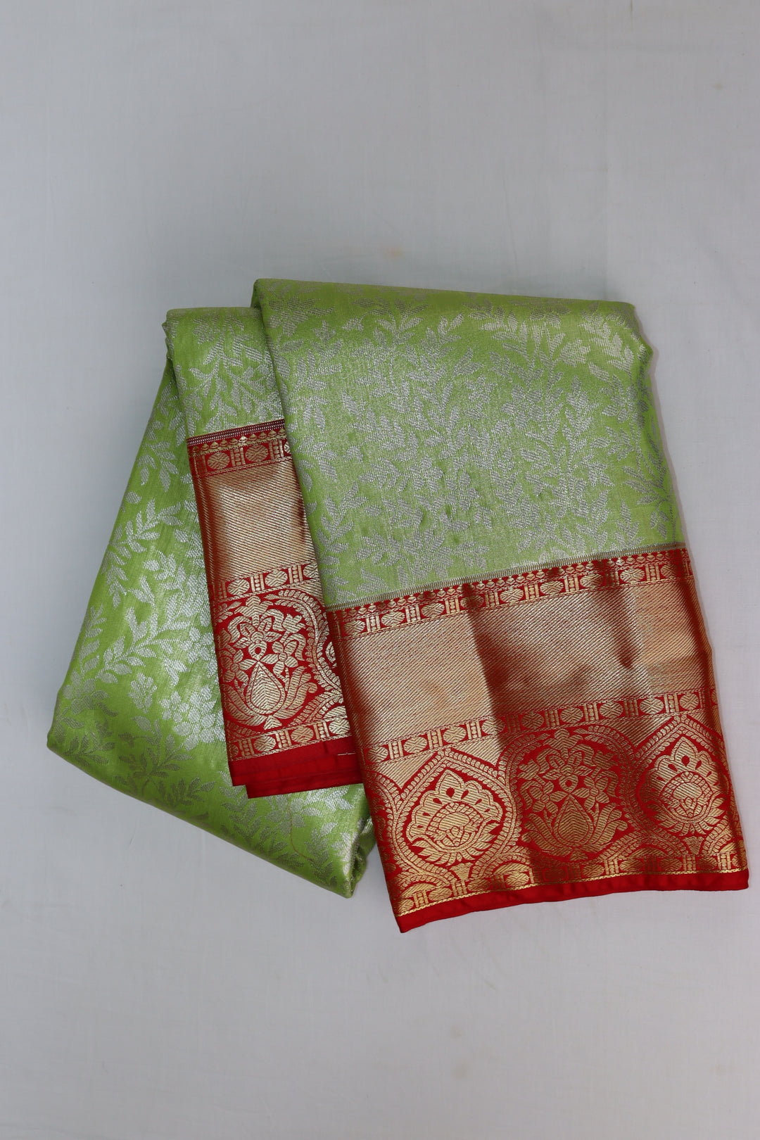 Regal Green Tissue Kanjipuram Saree