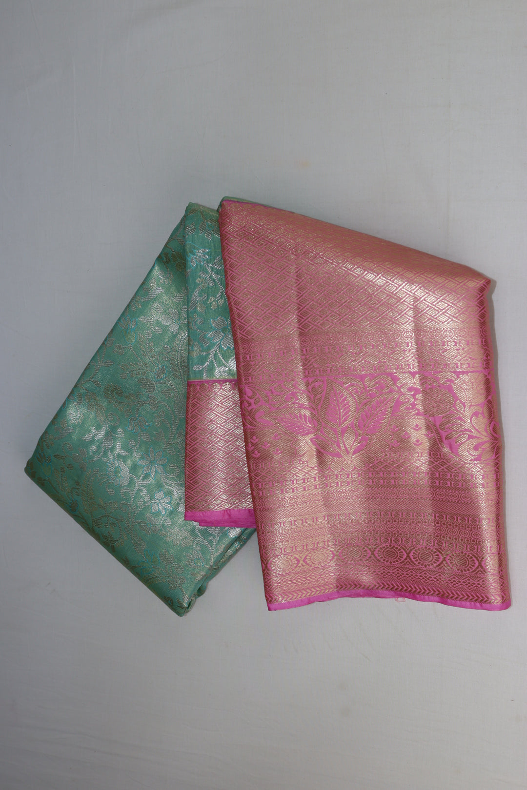 Traditional Green Tissue Kanjipuram Saree