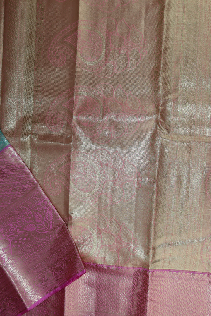 Traditional Green Tissue Kanjipuram Saree