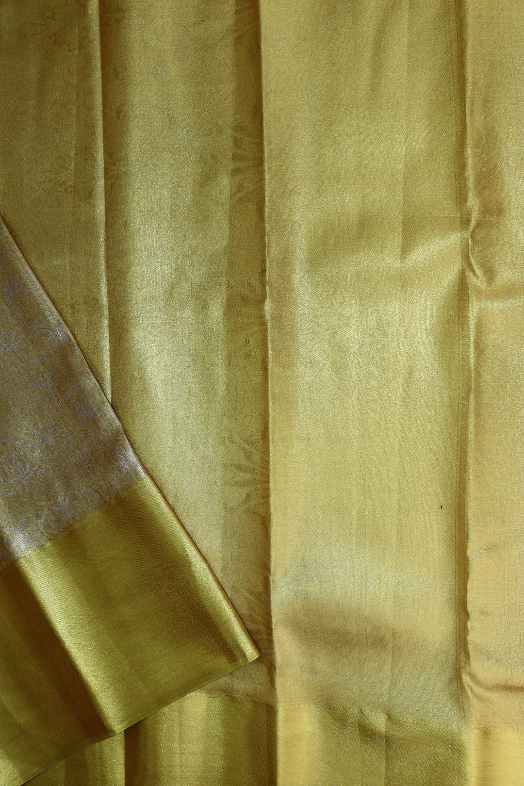 Stunning Golden Tissue Kanjipuram Saree