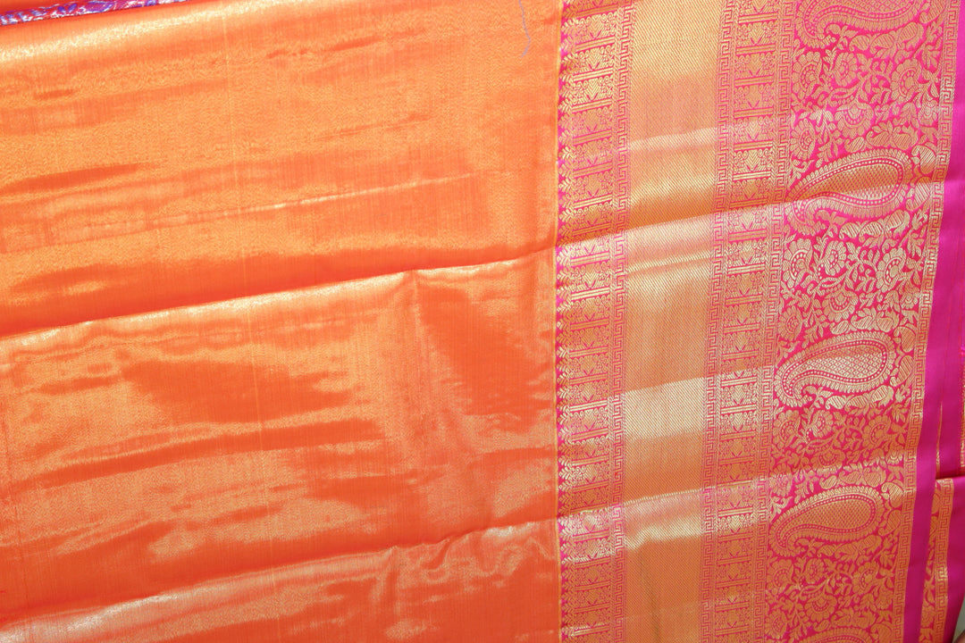 Stunning Lavender Kanjipuram Saree