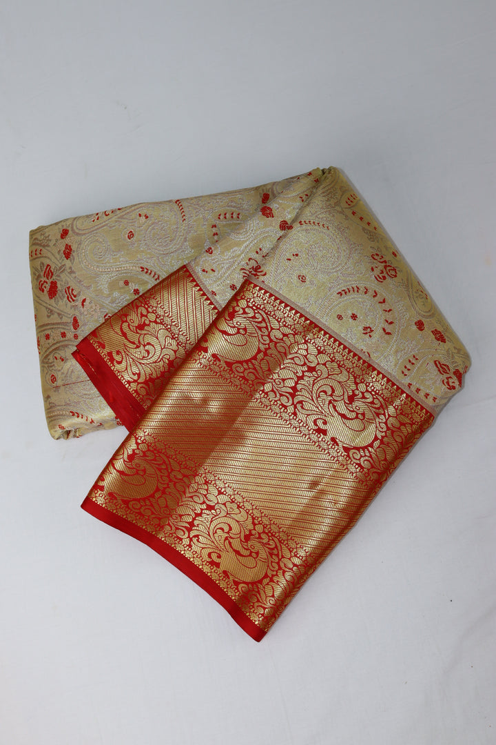 Elegant Yellow Kanjipuram Saree