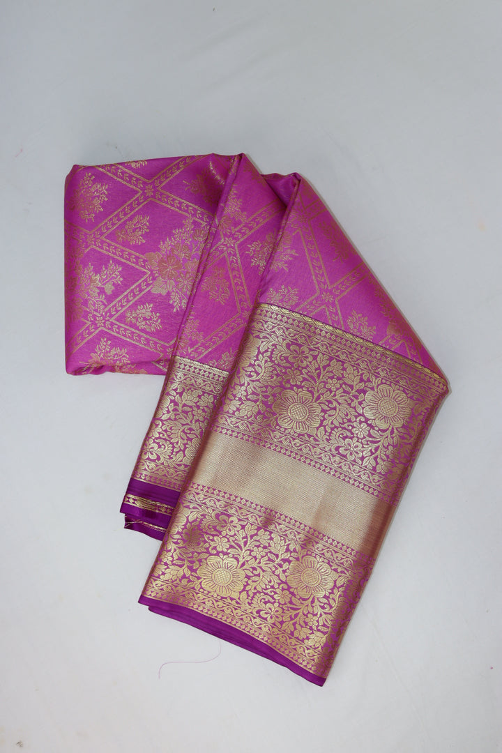 Mesmerizing Pink  Kanjipuram Saree