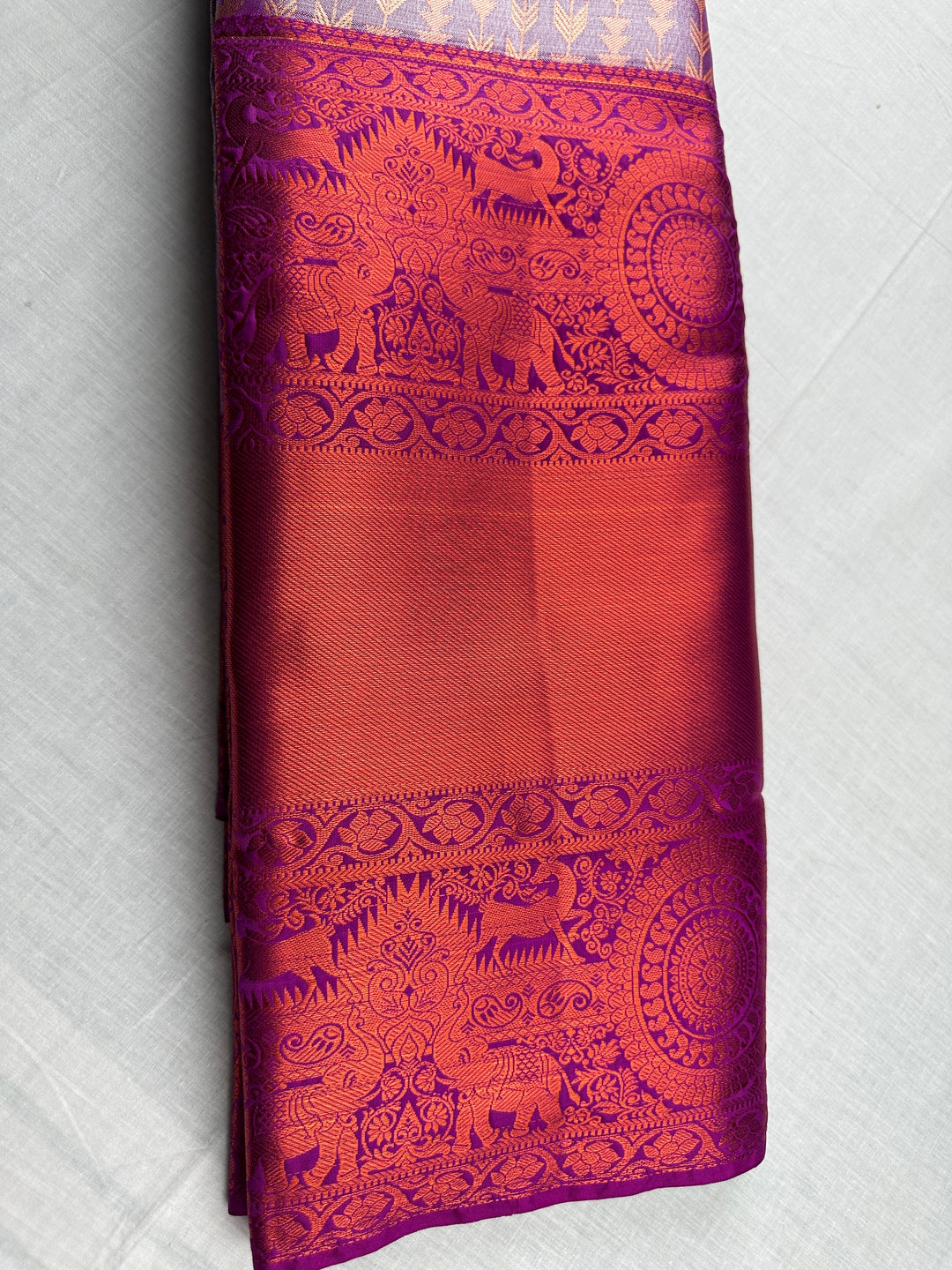 Royal Violet Kanjipuram Silk Saree