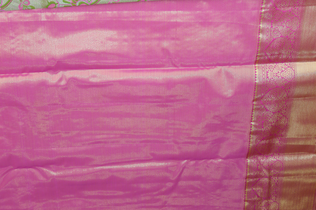 Trendy Green Kanjipuram Saree