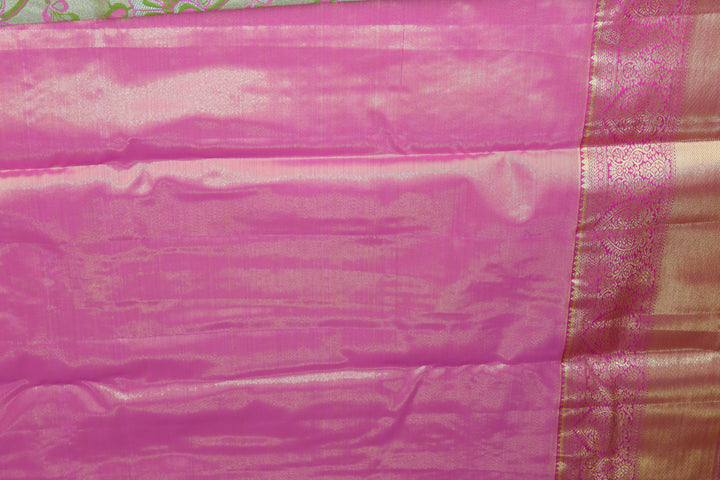 Trendy Green Kanjipuram Saree