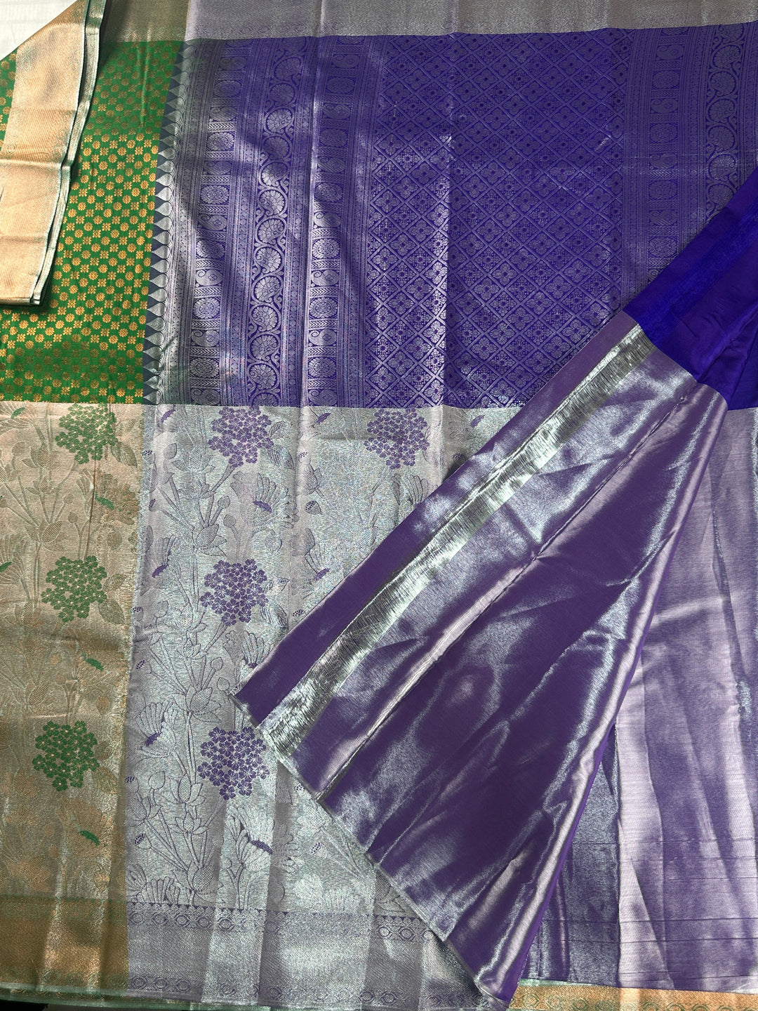 Traditional Green Kanjipuram Silk Saree