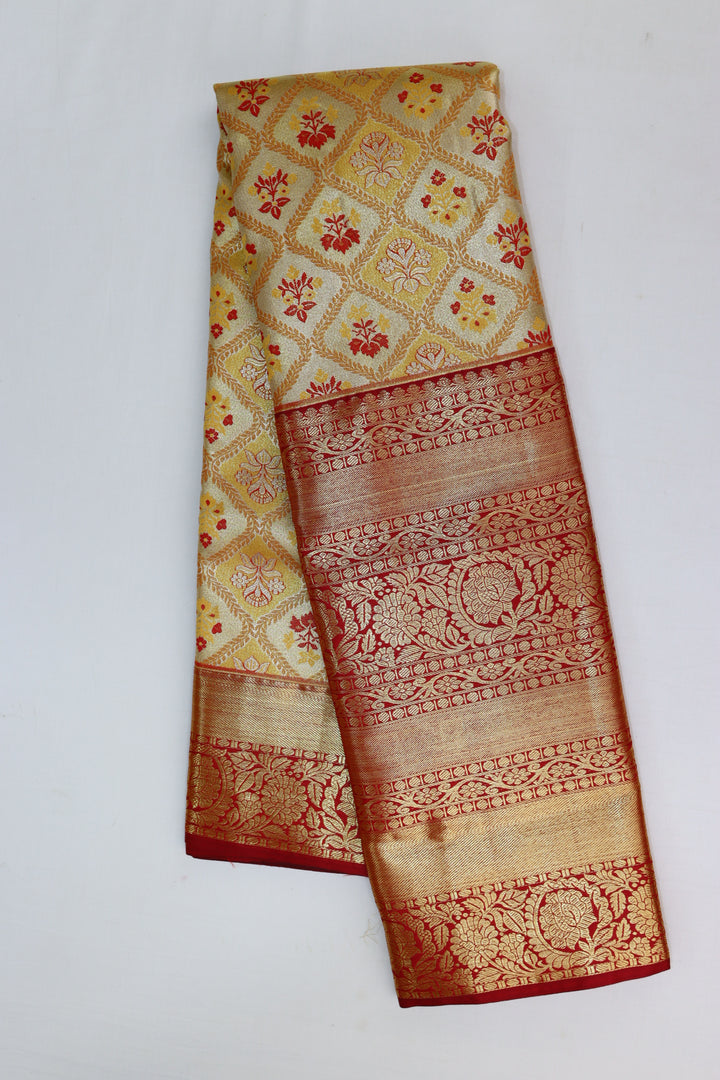 Classic Yellow Kanjipuram Saree