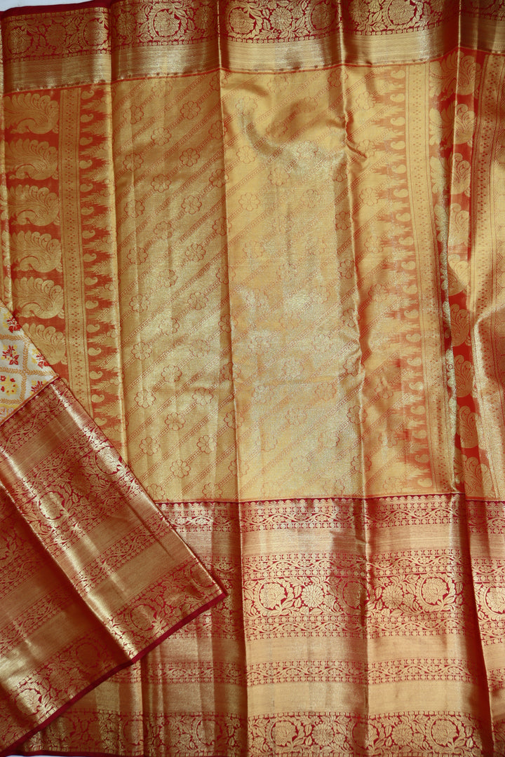 Classic Yellow Kanjipuram Saree