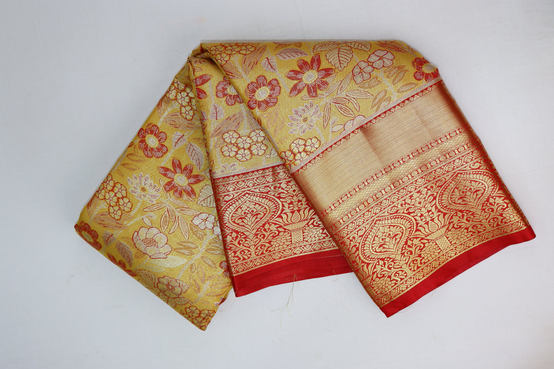 Classic Yellow Kanjipuram Saree