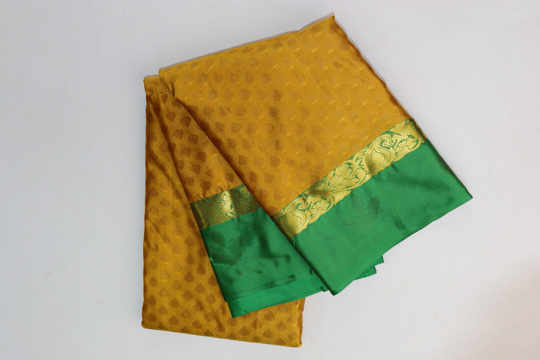 Amazing Yellow Kanjipuram Saree