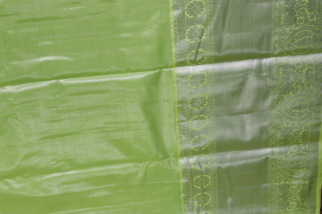 Amazing Light Green Kanjipuram Saree