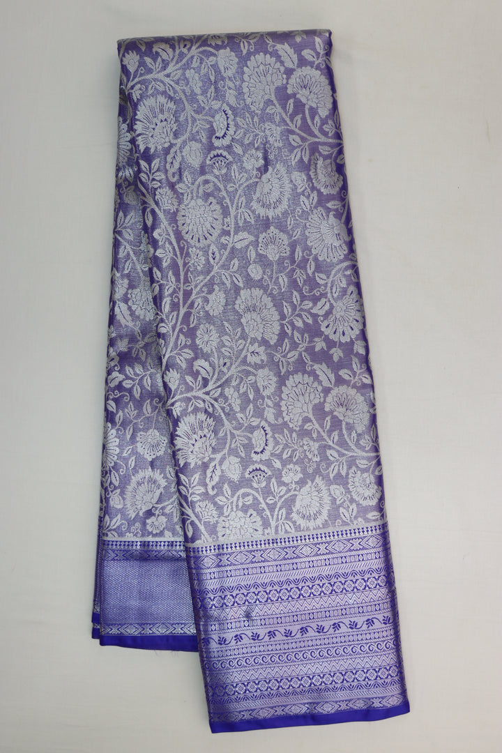 Amazing Purple Kanjipuram Saree