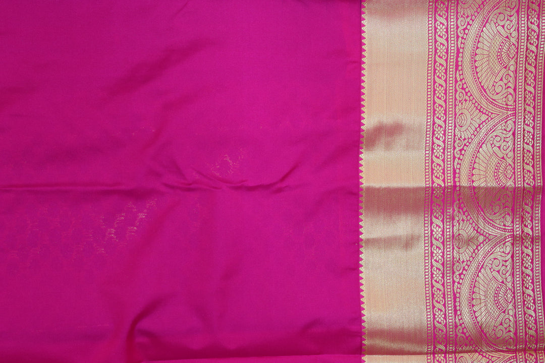 Elegant Sea Blue Kanjipuram Saree