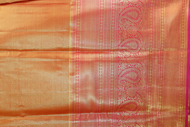 Elegant  Yellow Kanjipuram Saree