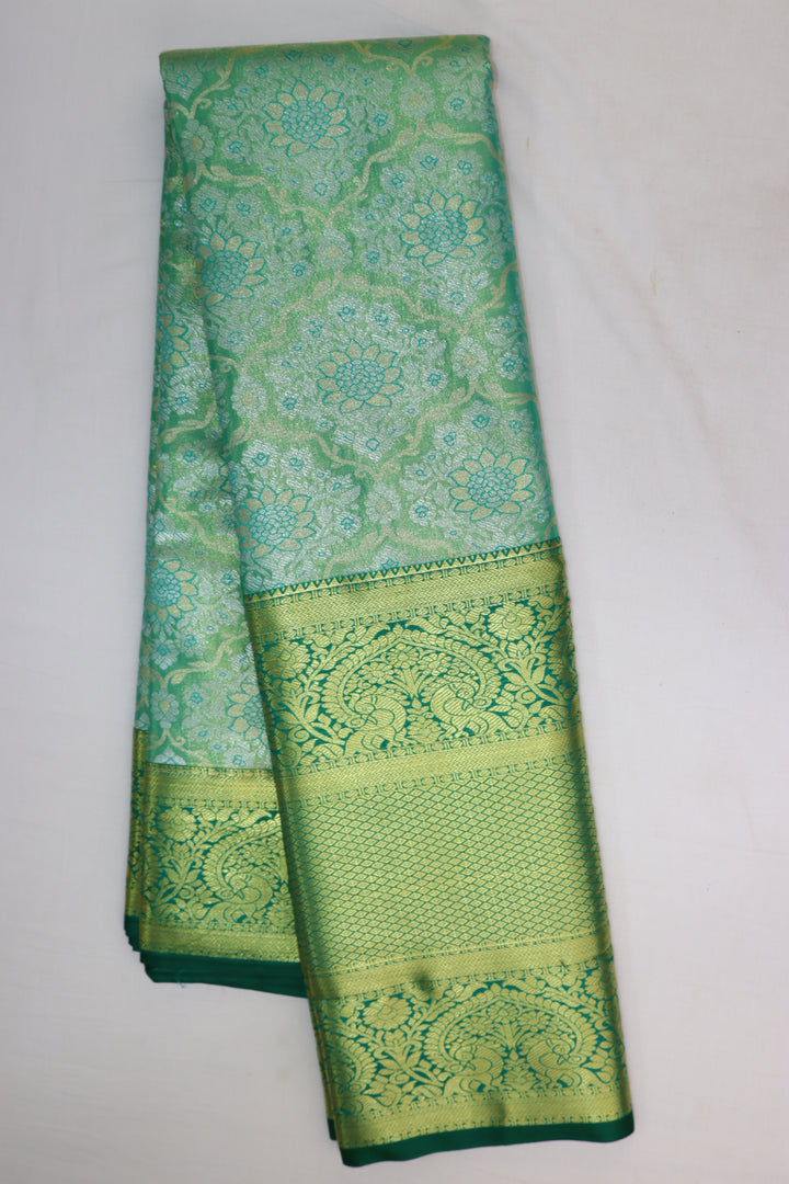 Classic Multi-color Tissue Kanjipuram Saree