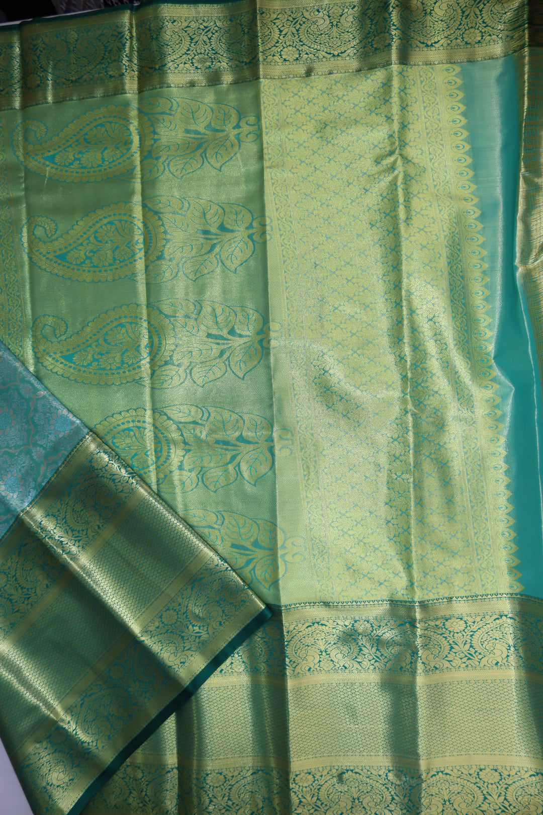 Classic Multi-color Tissue Kanjipuram Saree